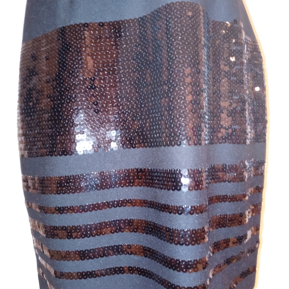 Calvin Klein Black Sequined Dress, 14 - Picture 4 of 9